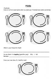 English Worksheet: Food (intro - quiz)