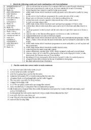 English Worksheet: radio