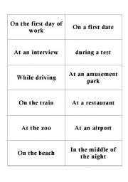 English Worksheet: You should wear sun screen!