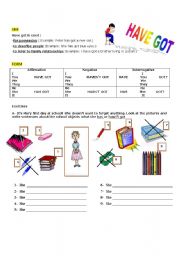 English Worksheet: Have Got