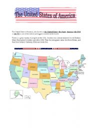English Worksheet: United States of America (1)