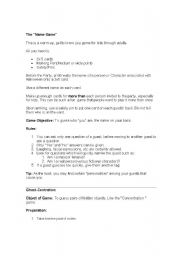 English Worksheet: Hallloween games