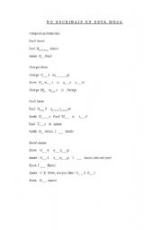 English Worksheet: test