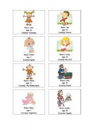 English Worksheet: People