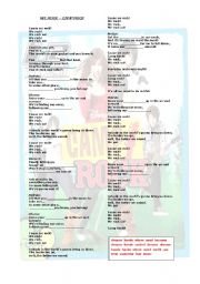 English Worksheet: We rock - Camp rock