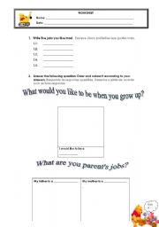 English Worksheet: Jobs