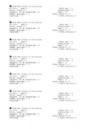 Phonetic symbols - exercise