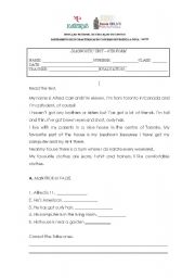 English Worksheet: Diagnostic Test