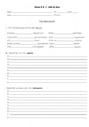 English Worksheet: VERB HAVE GOT