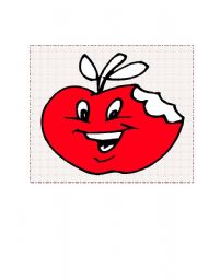 English Worksheet: Smiling fruits flashcards(2)!!
