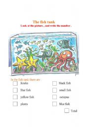 English Worksheet: the fish tank 