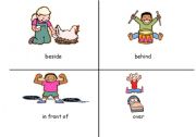 English worksheet: Pictures for positional words
