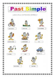 English Worksheet: PAST SIMPLE