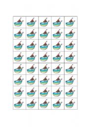 English Worksheet: Food Activity/Game Pieces PG.3 - Ice Cream
