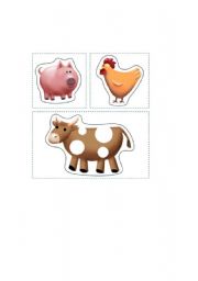 English worksheet: animals