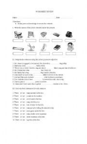 worksheet review