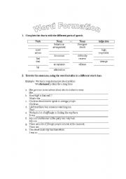 English Worksheet: Sentence Transformation