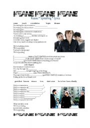 English Worksheet: Keane * Spiralling * 