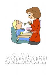 English Worksheet: Personality Describing words vocabulary - falshcards
