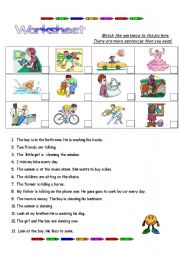 English Worksheet: Verbs Review