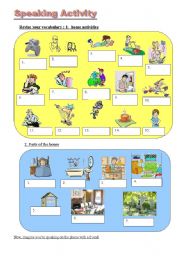 English Worksheet: Speaking activity