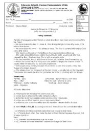 English Worksheet: READING