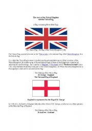 English Worksheet: UNION FLAG