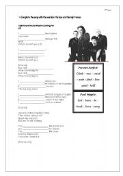 English Worksheet: U2 Song - Present Perfect and Simple Past