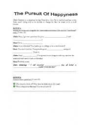 English Worksheet: Movie 