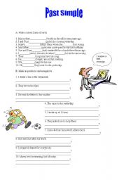 English Worksheet: Past Simple exercises