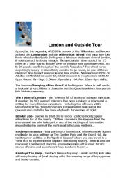 English Worksheet: London - quiz