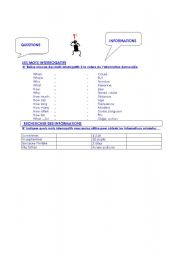 English Worksheet: questions forms 
