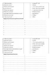 English Worksheet: Introduce yourself