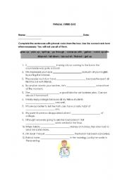 English worksheet: Phrasal Verbs Quiz