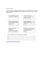 English worksheet: Conditionals