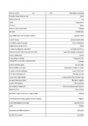 English Worksheet: Homonyms activity