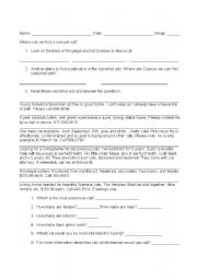 English worksheet: Classified Ads