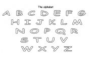 English Worksheet: The alphabet