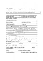 English Worksheet: Fill in the gaps with the words in the box