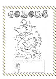 English Worksheet: Colors