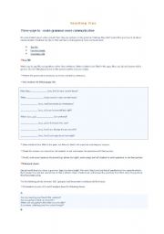 English worksheet: Three ways to - make grammar more communicative 