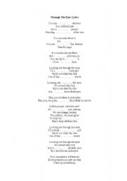 English Worksheet: tSong