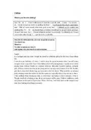 English Worksheet: clothing