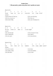 English Worksheet: Pronunciation: Moving Word Stress