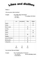 English Worksheet: Talking about hobbies