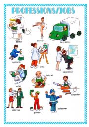 English Worksheet: PROFESSIONS/JOBS 1