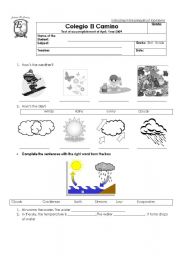 English Worksheet: Weather