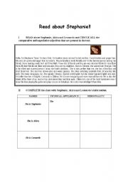 English Worksheet: Personal profile