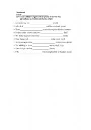 English worksheet: Nouns