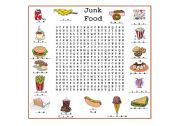 English Worksheet: Junk Food